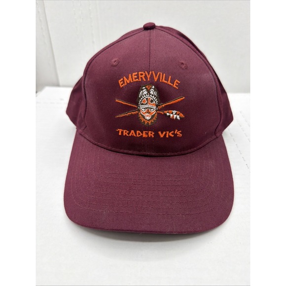 Port and Company Other - Emeryville Trader Vic's Maroon Snap Back Hat